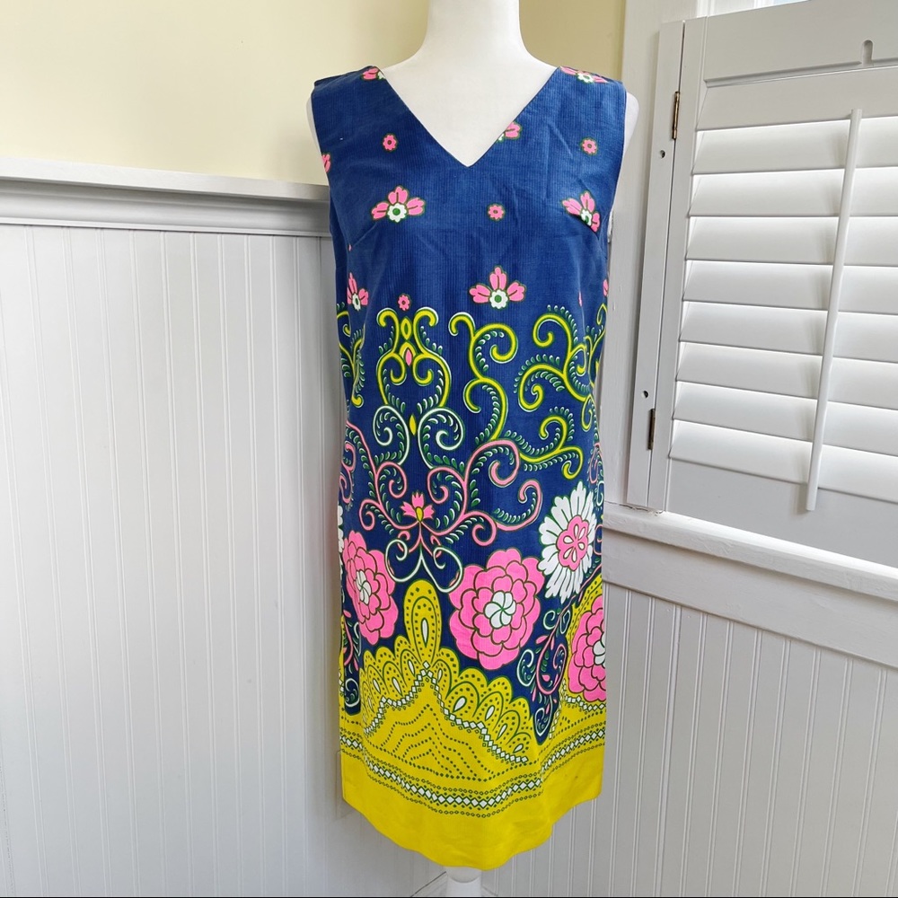 Aloha Authentic Hawaiian Bright Multicolor Sleeveless Cotton Dress Size Small